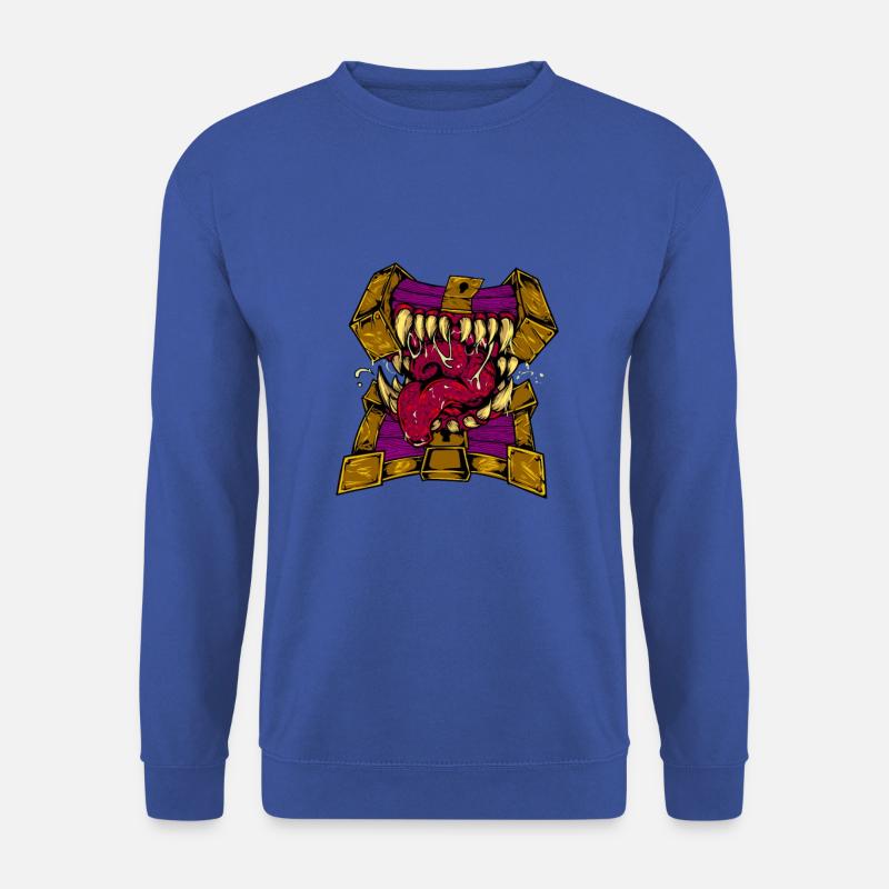 Zeichnung einer Mimic - Unisex Pullover - Royalblau