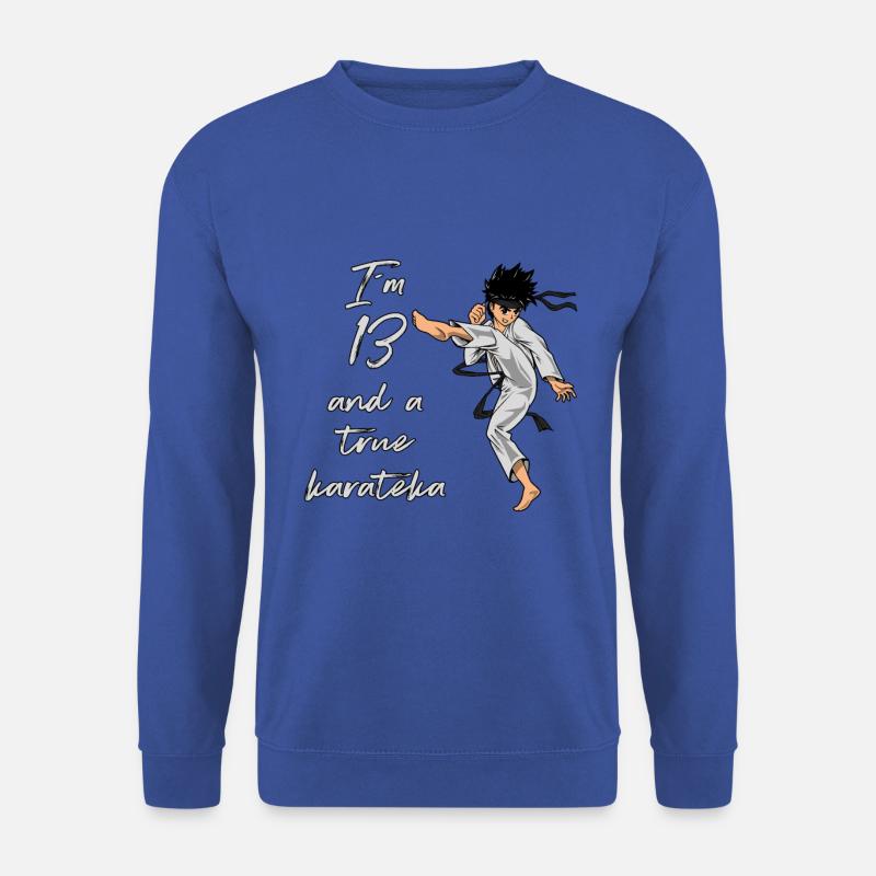 I'm 13 - Boy Karate - Unisex Sweatshirt - royal blue
