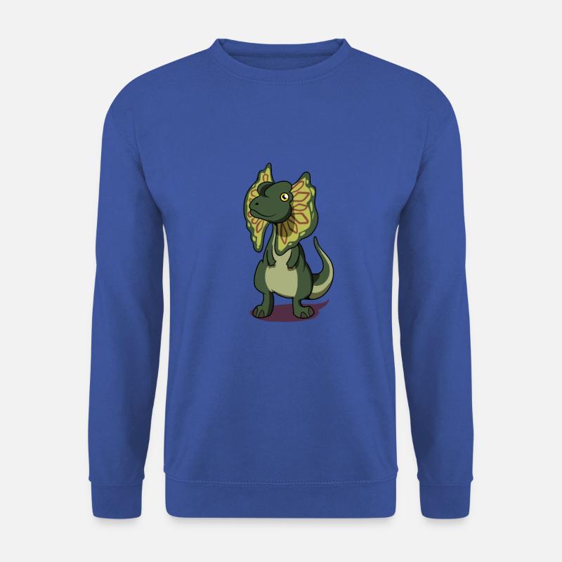 Cartoon Dilophosaurus - Unisex Pullover - Royalblau