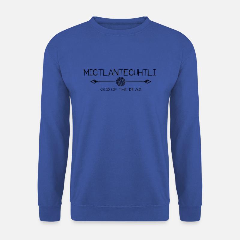 Aztekischer Totengott - Mictlantecuhtli - Unisex Pullover - Royalblau