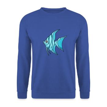 Kawaii Scalar - Sweat-shirt Unisexe - bleu royal - Devant - Alina (178cm) & Michal (187cm)