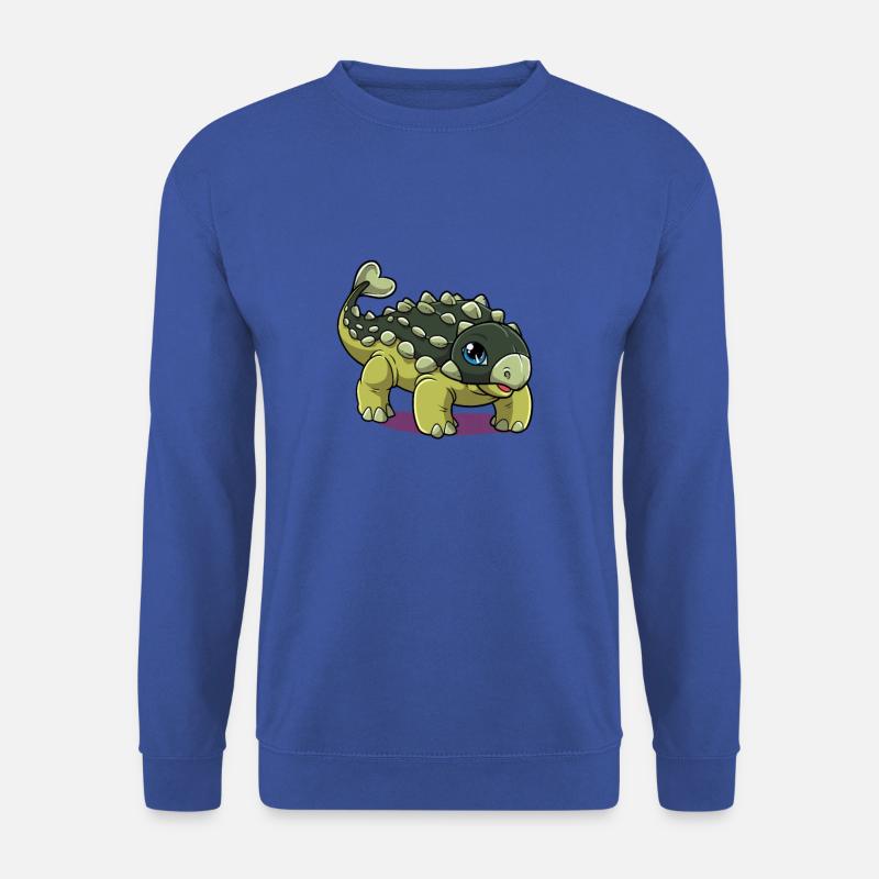 Cartoon Ankylosaurus - Unisex Pullover - Royalblau