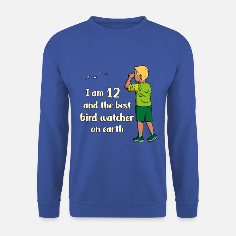 I'm 12 - Boy Birdwatching - Unisex Sweatshirt - royal blue
