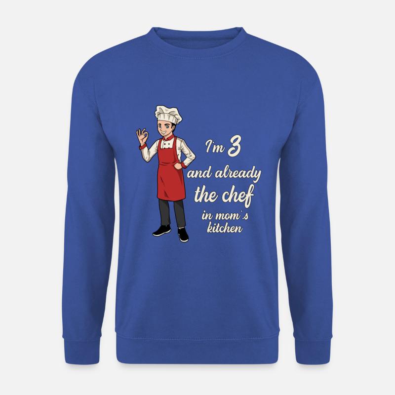 I'm 3 - Young Chef - Unisex Sweatshirt - royal blue