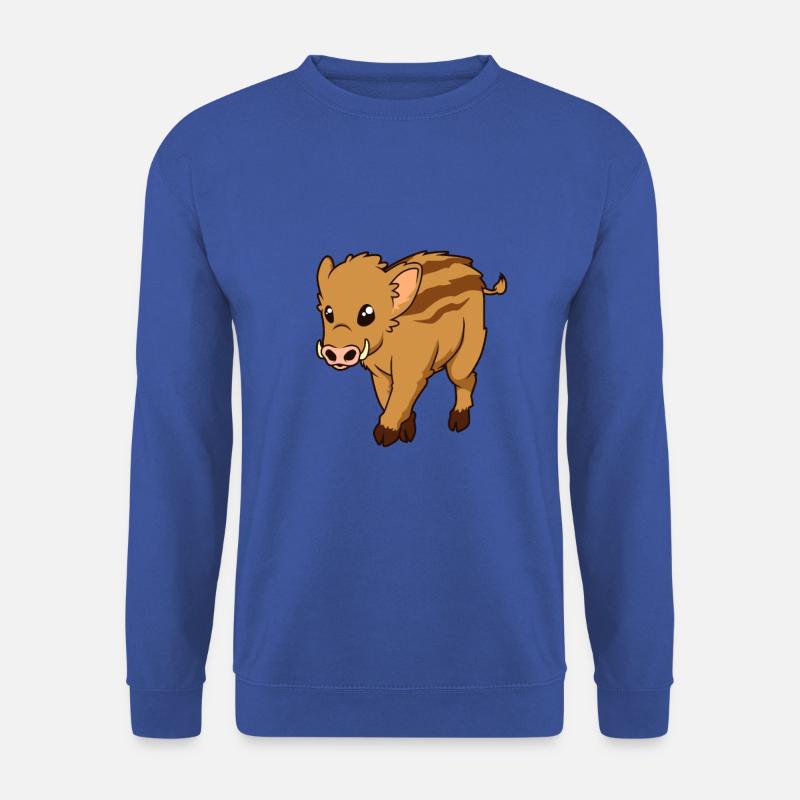 Kawaii Wildschwein Frischling - Unisex Pullover - Royalblau
