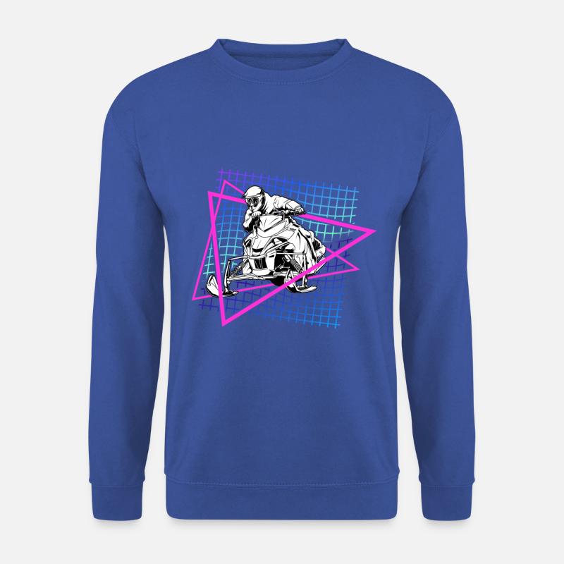 Retrowave Schneemobil - Unisex Pullover - Royalblau
