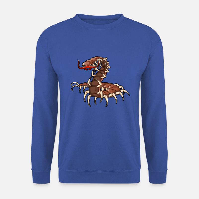 Cartoon Tausendfüßer - Unisex Pullover - Royalblau