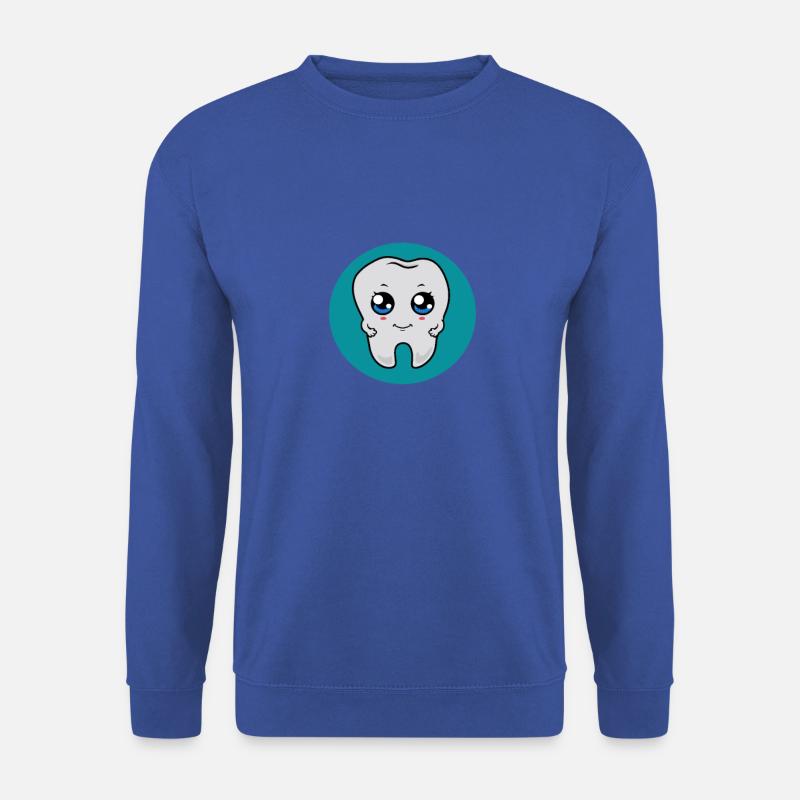 Süßer Kawaii Zahn - Unisex Pullover - Royalblau