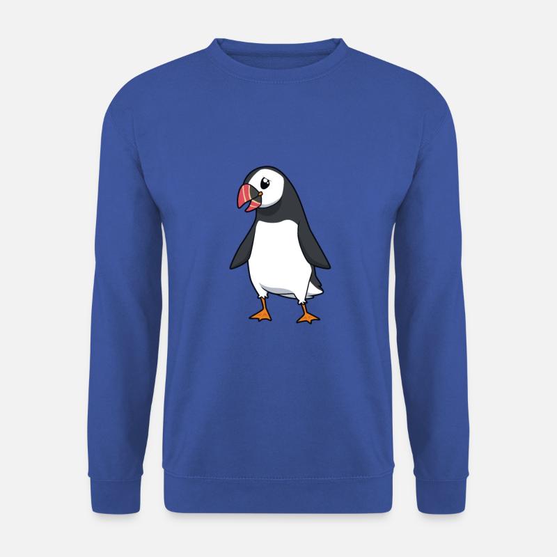 Kawaii Papageientaucher - Unisex Pullover - Royalblau