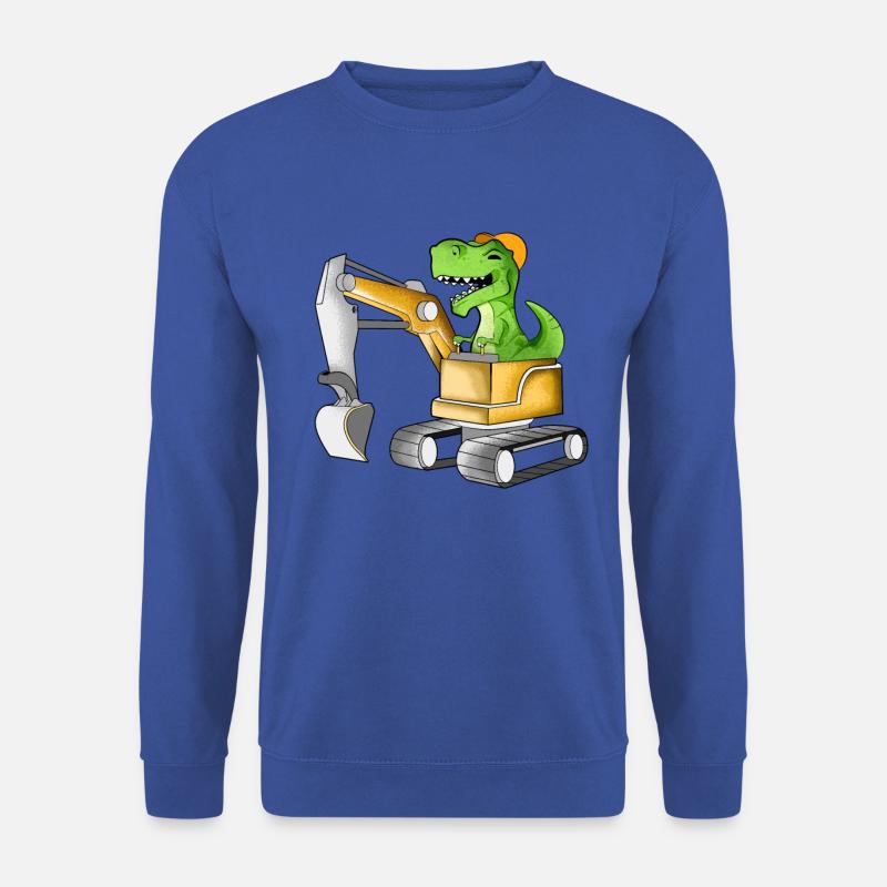 TREX drives excavator driver - Unisex Sweatshirt - royal blue