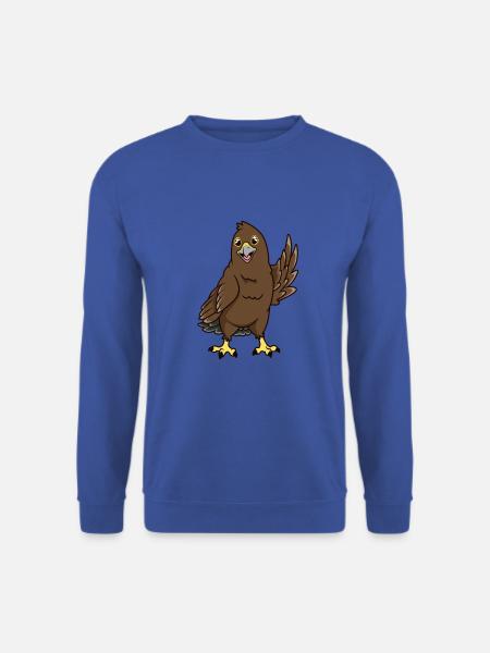 Kawaii Golden Eagle - Unisex Sweatshirt - royal blue