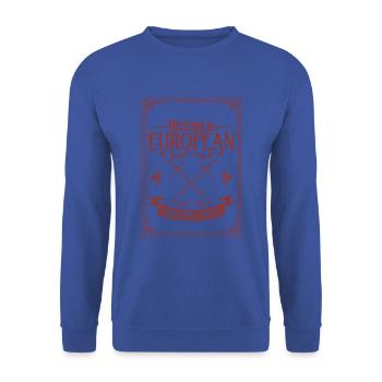 Épéiste - HEMA - Sweat-shirt Unisexe - bleu royal - Devant - Alina (178cm) & Michal (187cm)