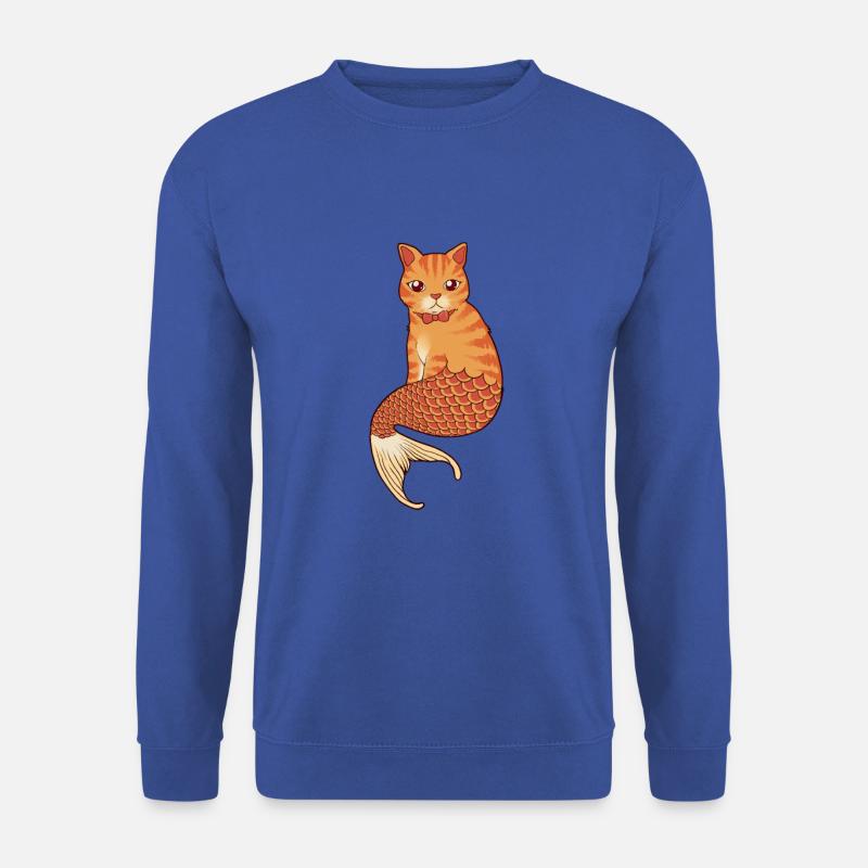 Die Katzen Meerjungfrau - Unisex Pullover - Royalblau