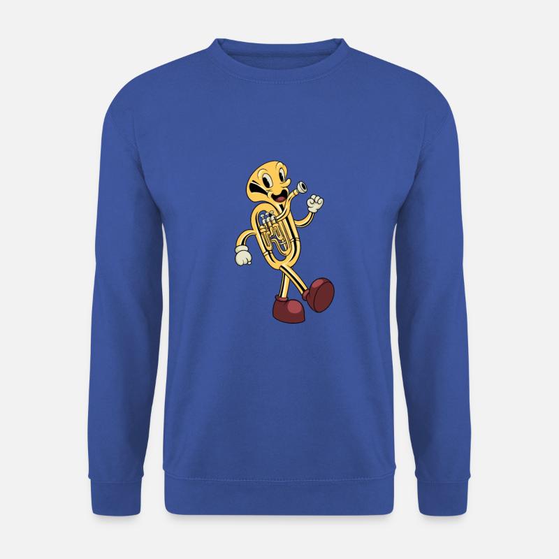 Retro Kawaii Euphonium - Unisex Pullover - Royalblau
