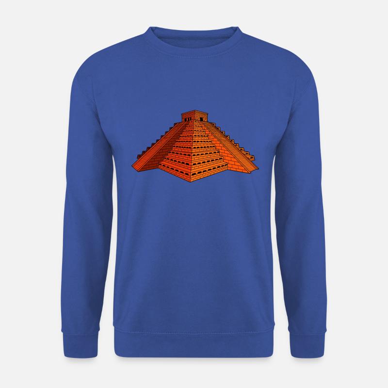 Aztekische Pyramide - Unisex Pullover - Royalblau