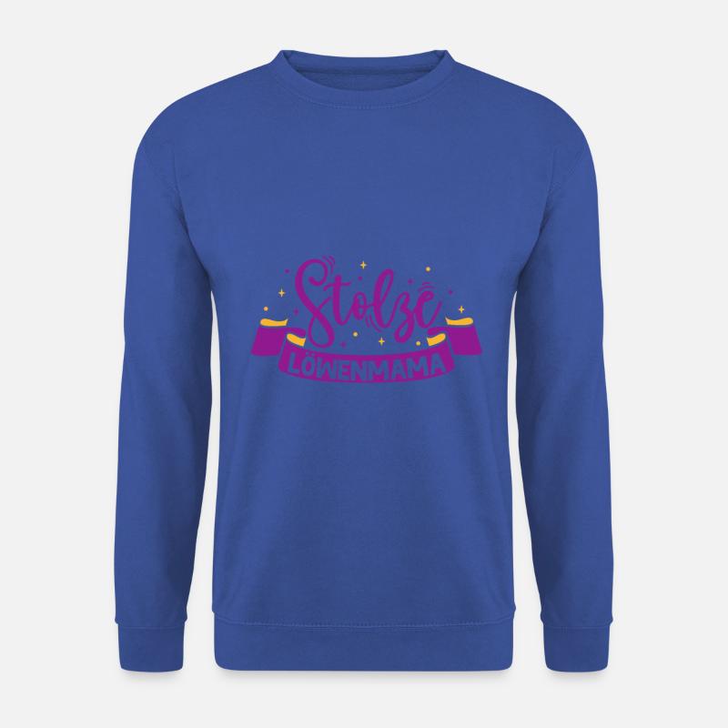Stolze Löwenmama - Unisex Pullover - Royalblau