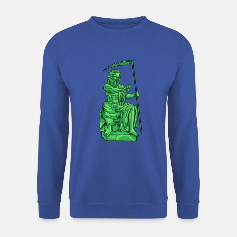 Dieu grec Kronos - Dieu romain Saturne - Sweat-shirt Unisexe - bleu royal