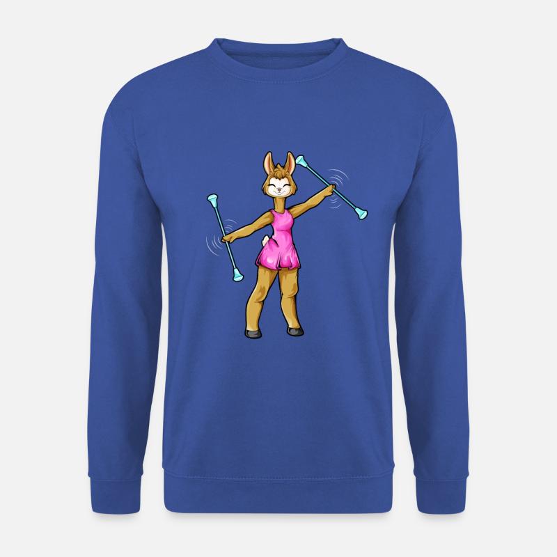Twirling Lama - Unisex Pullover - Royalblau