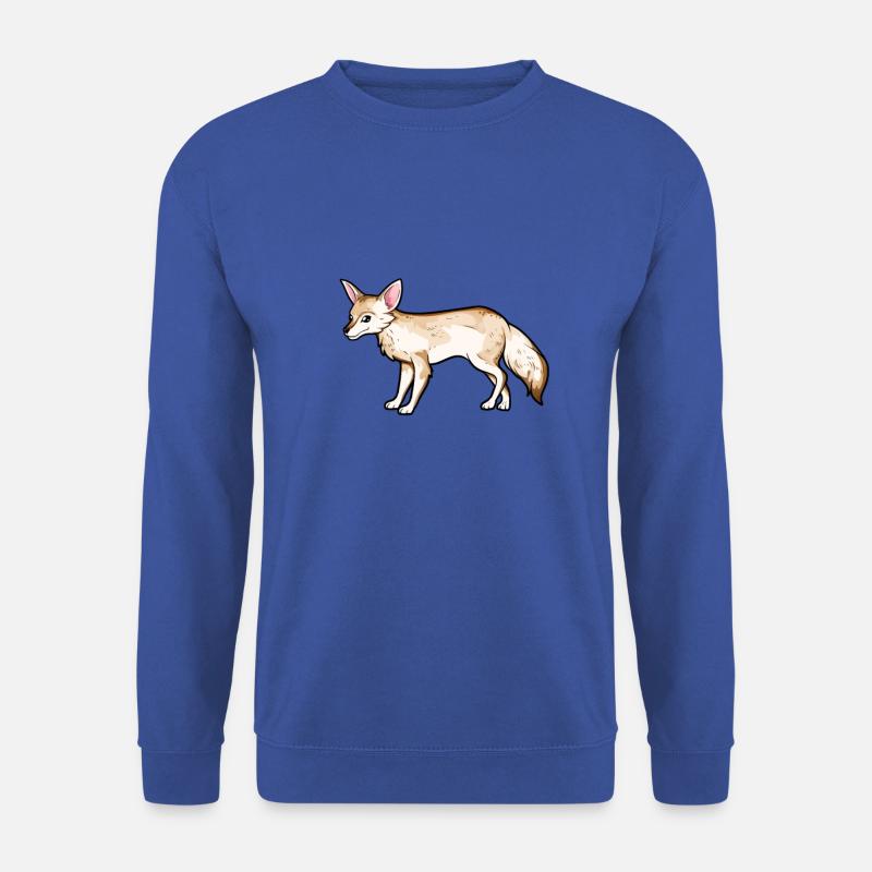 Zeichnung eines Blassfuchs - Unisex Pullover - Royalblau