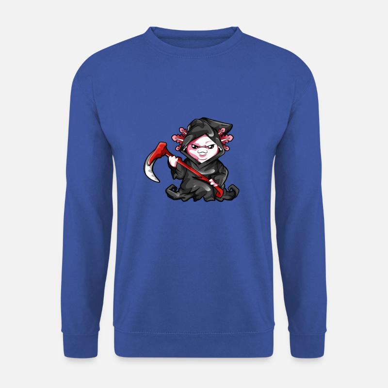 Axolotl Sensenmann - Unisex Pullover - Royalblau