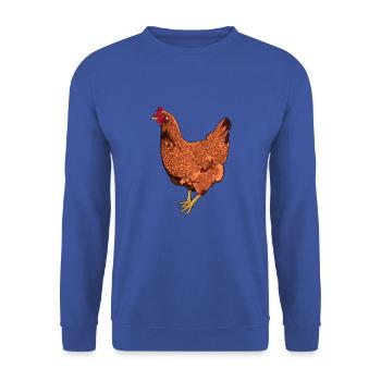 Red Rhodeland - Unisex Sweatshirt - royal blue - Front - Alina (178cm) & Michal (187cm)