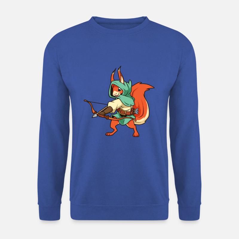 Rollenspiel-Charakter - Waldläufer - Eichhörnchen - Unisex Pullover - Royalblau