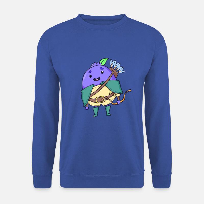 Rollenspiel-Charakter - Waldläufer - Blaubeere - Unisex Pullover - Royalblau