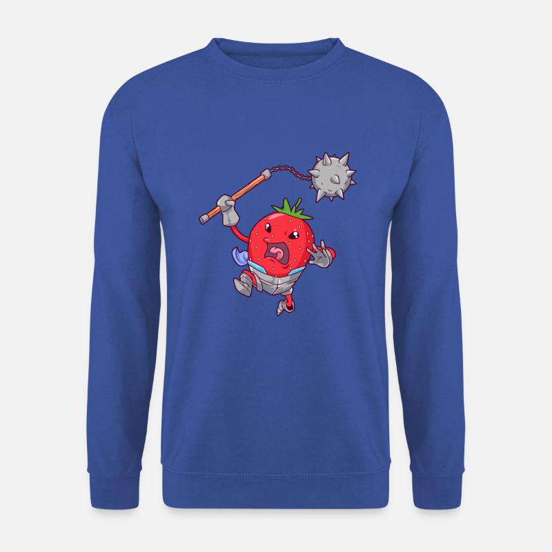 Rollenspiel-Charakter - Kleriker - Erdbeere - Unisex Pullover - Royalblau