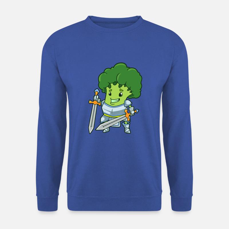 Rollenspiel-Charakter - Paladin - Brokkoli - Unisex Pullover - Royalblau