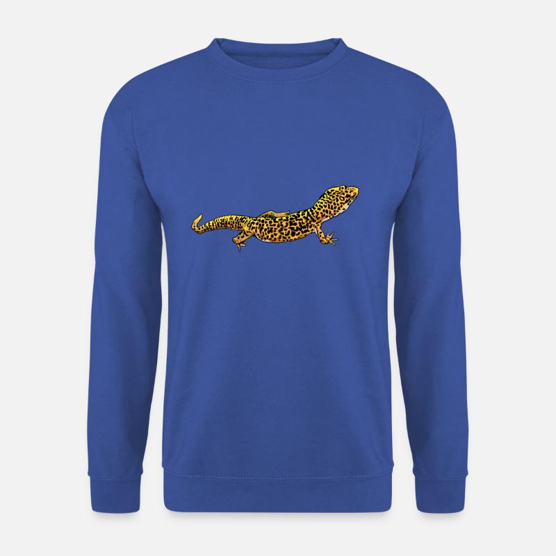 Drawing - Leopard Gecko - Unisex Sweatshirt - royal blue