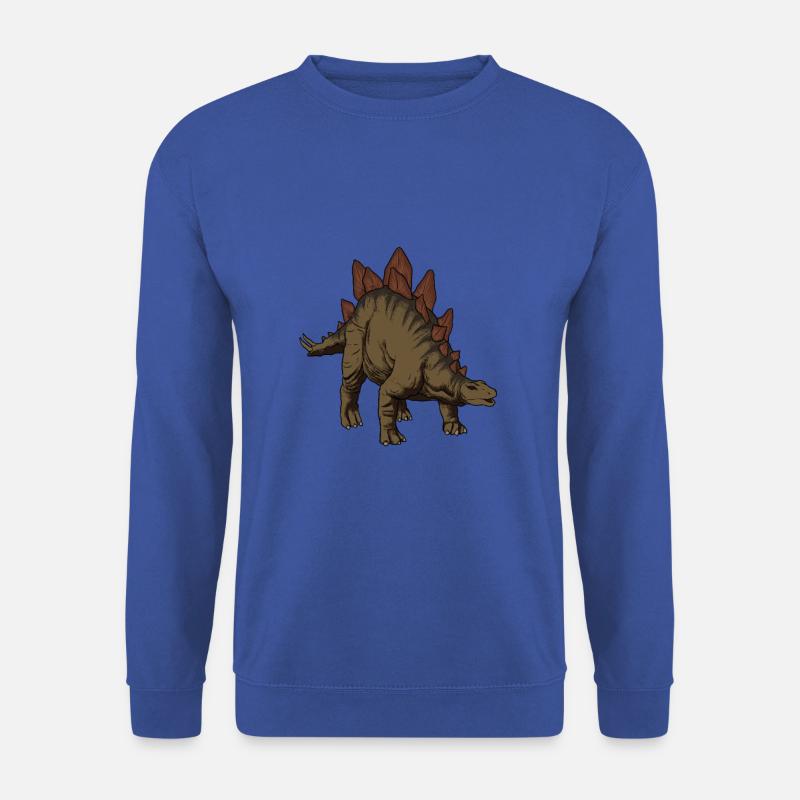 Zeichnung des Stegosaurus - Unisex Pullover - Royalblau