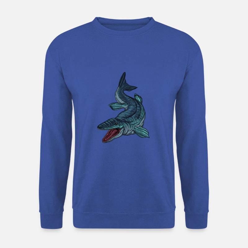 Zeichnung des Mosasaurus - Unisex Pullover - Royalblau