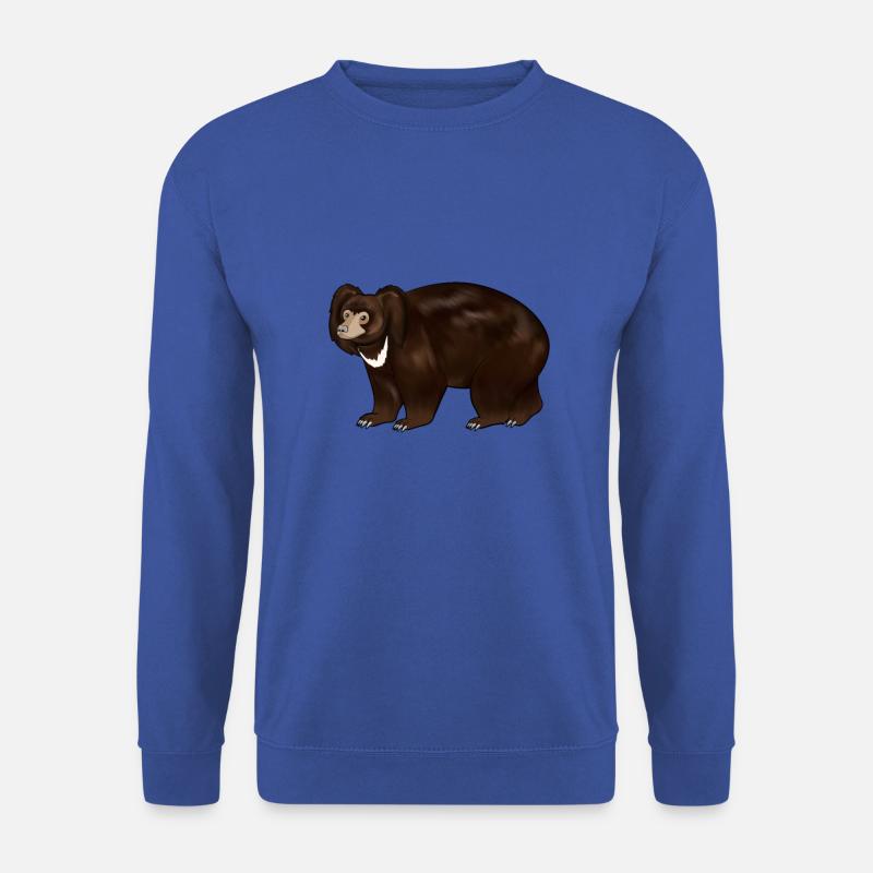 Zeichnung eines Lippenbär - Unisex Pullover - Royalblau