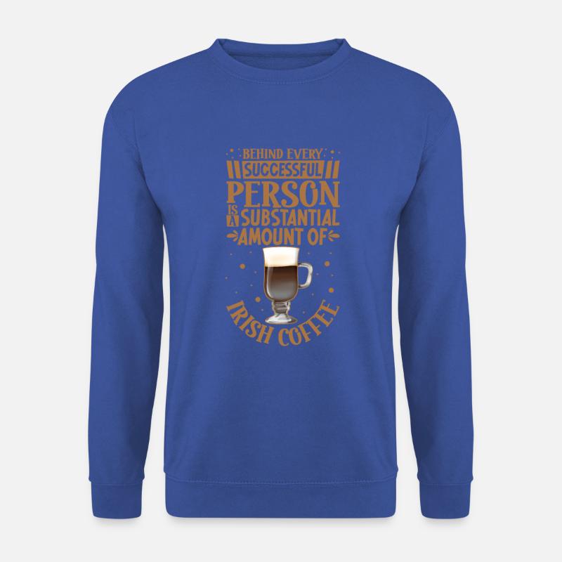Successful only with Irish Coffee - Unisex Sweatshirt - royal blue