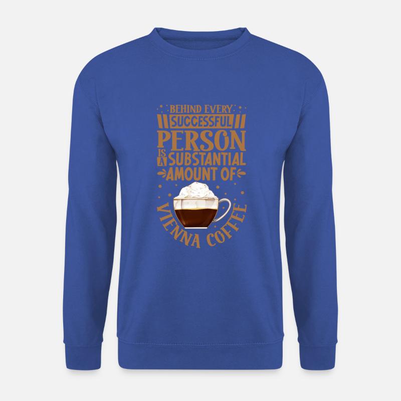 Successful only with Vienna Coffee - Unisex Sweatshirt - royal blue