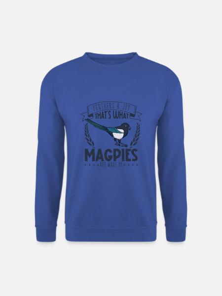 Plumes et joie - Elster - Sweat-shirt Unisexe - bleu royal