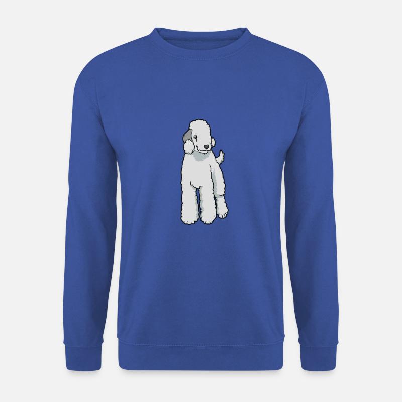 Kawaii Bedlington Terrier - Unisex Sweatshirt - royal blue