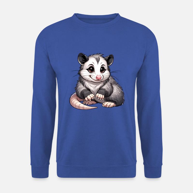 Kawaii Opossum - Unisex Pullover - Royalblau