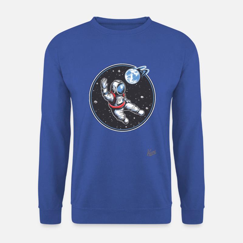 Fußball Torwart Astronaut Planet - Unisex Pullover - Royalblau