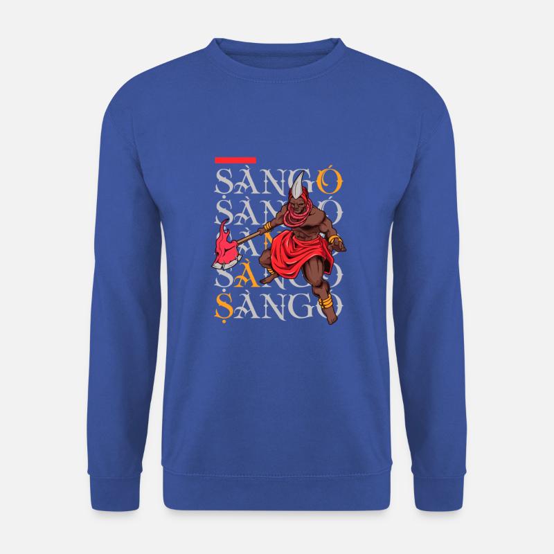 Yoruba God - Shango - Unisex Sweatshirt - royal blue