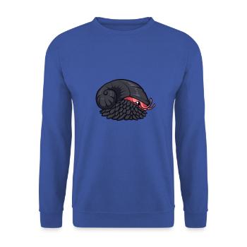 Escargot Kawaii Scalefoot - Sweat-shirt Unisexe - bleu royal - Devant - Alina (178cm) & Michal (187cm)