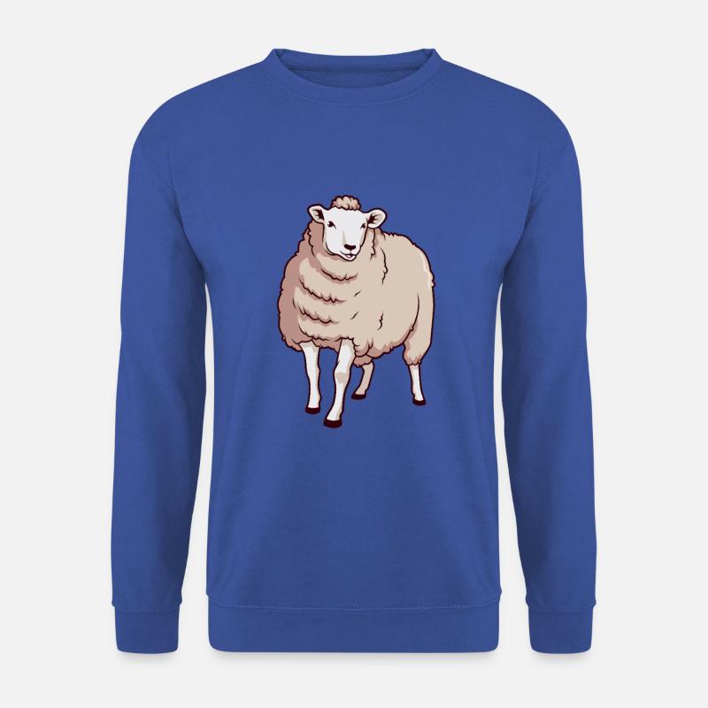 Kawaii Texel Schaf - Unisex Pullover - Royalblau