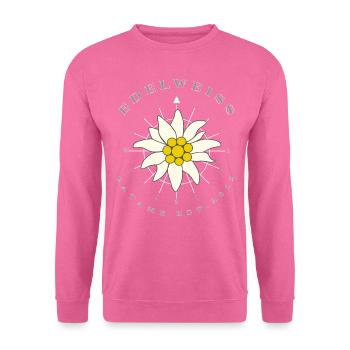 Edelweiss Windrose - Unisex Pullover - Pink - Vorne