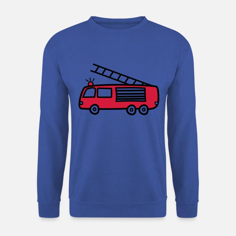 Feuerwehrauto - Unisex Pullover - Royalblau