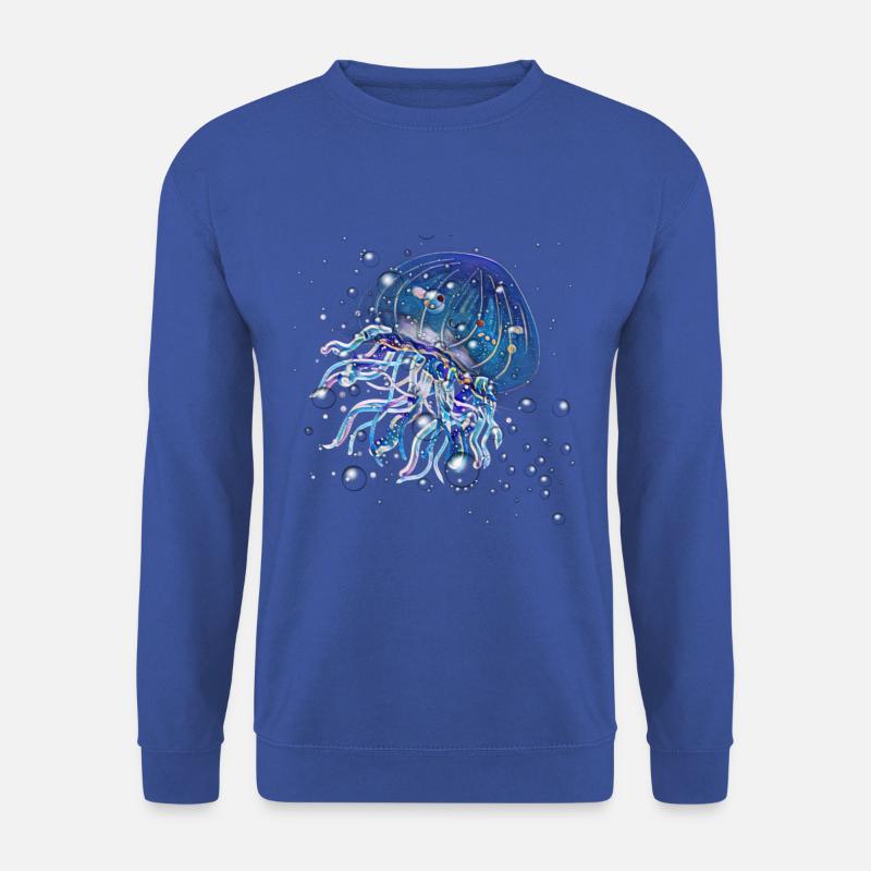 Jellyfish - Unisex Pullover - Royalblau