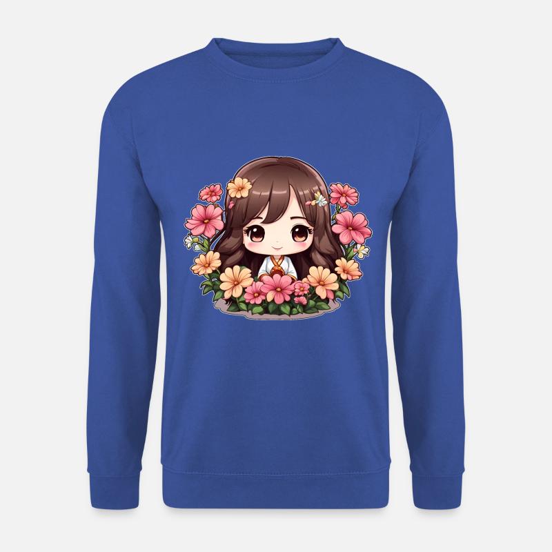 A chibi in bloom - Unisex Sweatshirt - royal blue