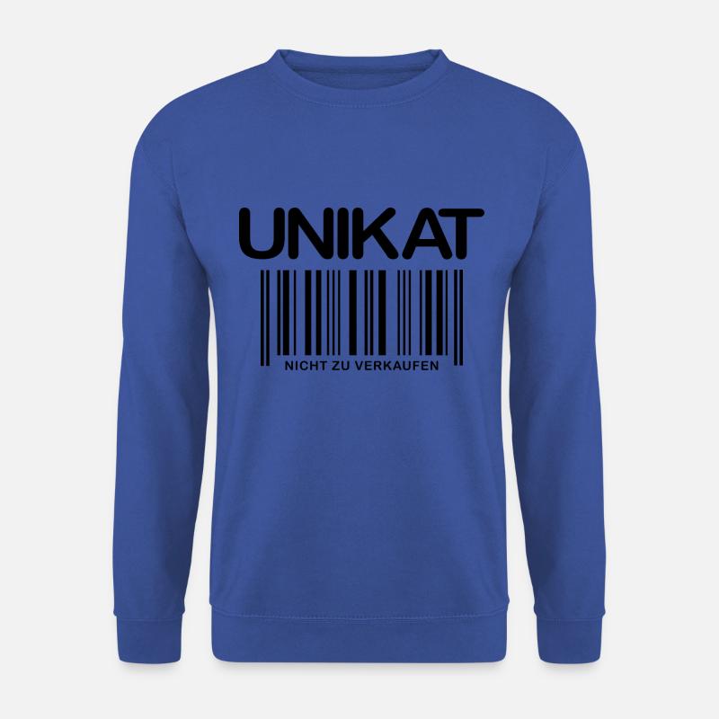 UNIKAT NICHT ZU VERKAUFEN STRICHCODE - Unisex Pullover - Royalblau