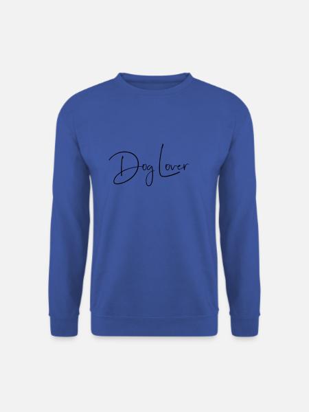 DogLover Hund Shirt - Unisex Pullover - Royalblau