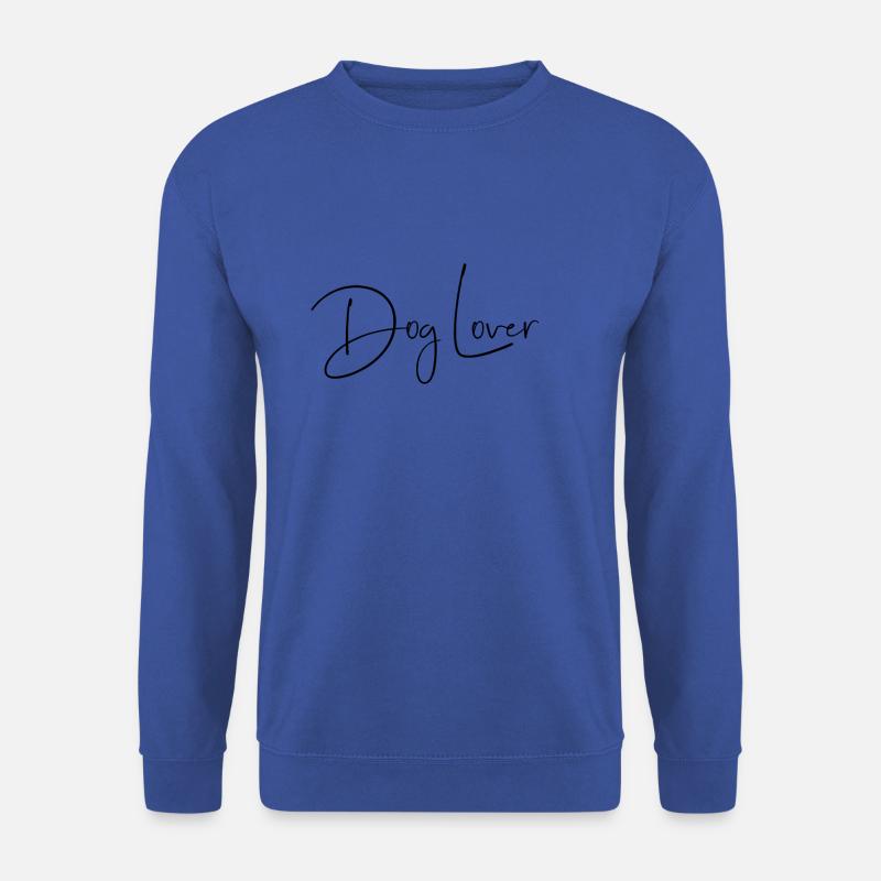 DogLover Hund Shirt - Unisex Pullover - Royalblau