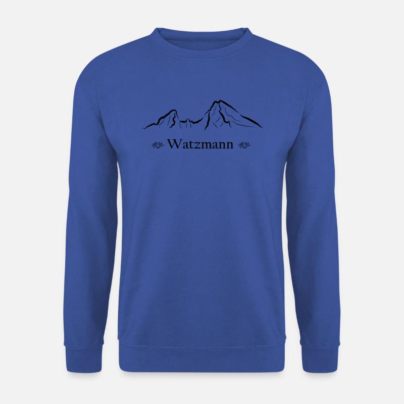 Berg Watzmann - Unisex Pullover - Royalblau